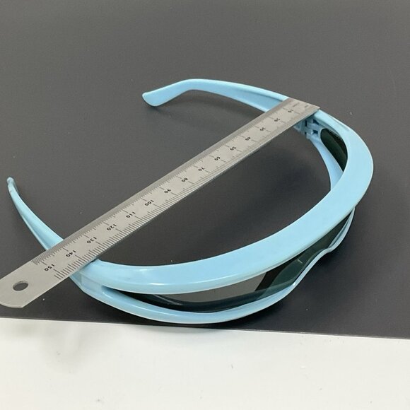 Foster Grant  Space Age Very Rare Blue  Sunglasses Headband Style Made In USA main image 4
